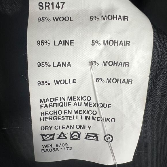 NWT Men's Ben Sherman Tailoring Camden Blue Skinny Wool Suit 38 / 36 $535 Retail - Picture 14 of 15